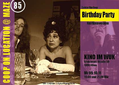 COL85 @ Maze Birthday Party Einladungskarte